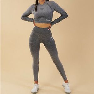 Gymshark Ombré Seamless leggings in grey